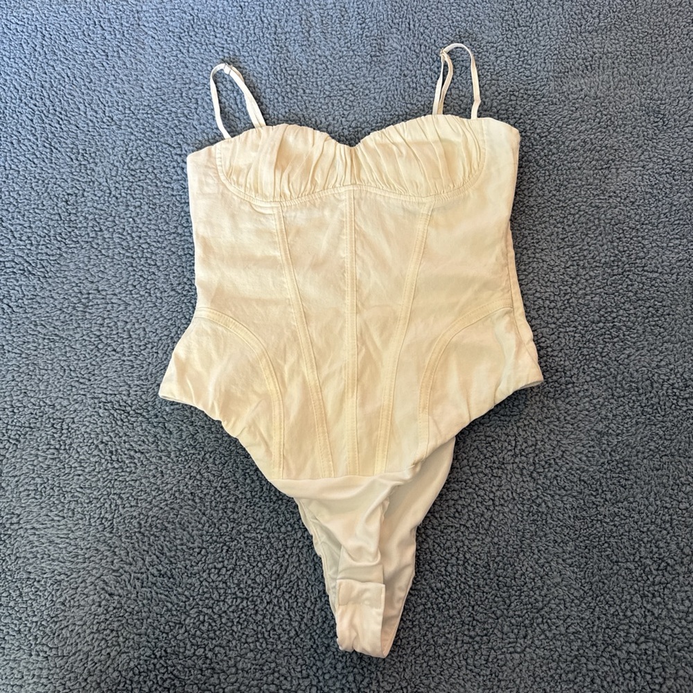 Zara Cream Bodysuit